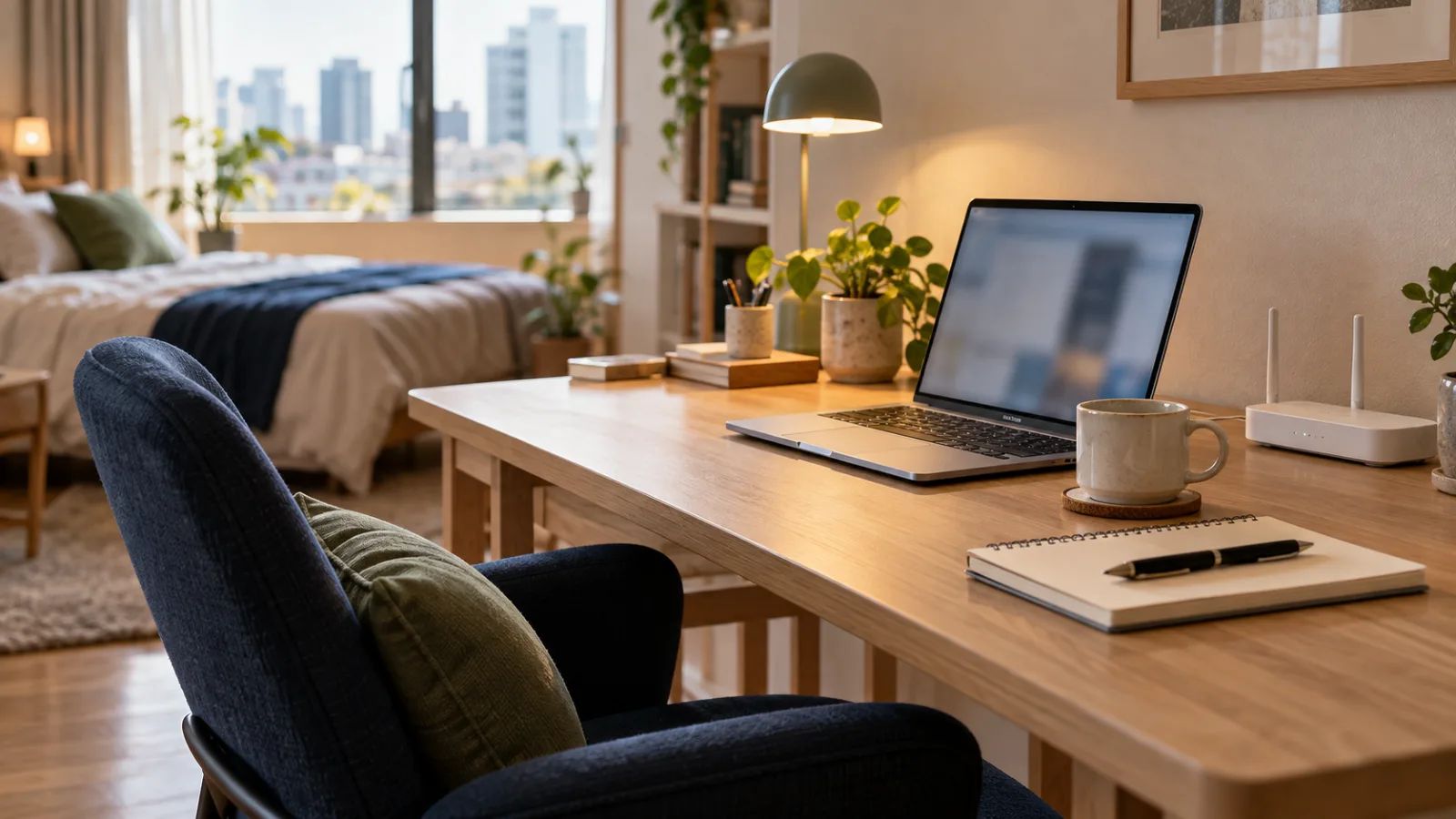 “도쿄 장기체류 숙소 workspace와 Wi-Fi”.