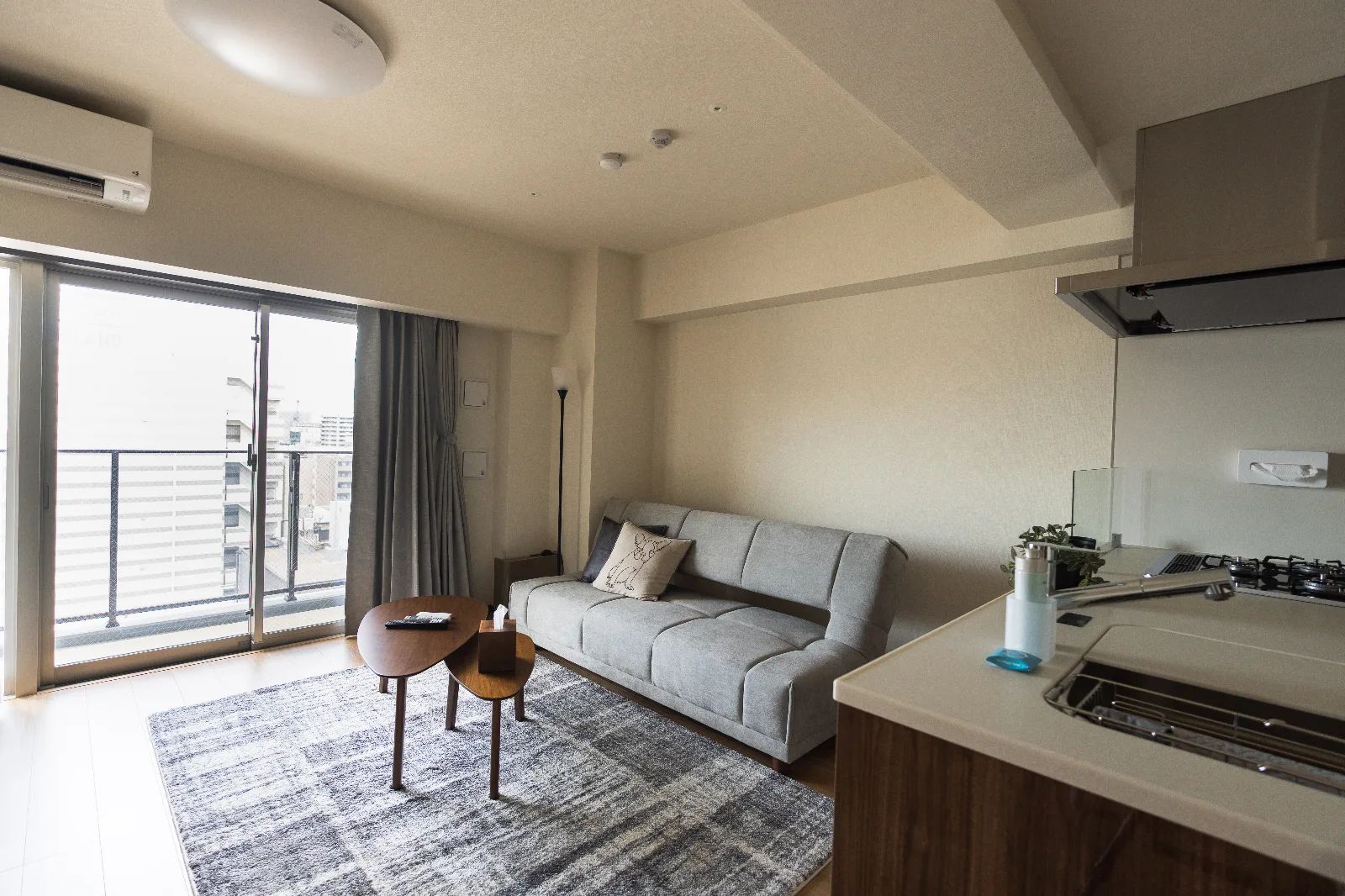 Furnished Tokyo residence prepared for a one-month stay with workspace and daily-life essentials