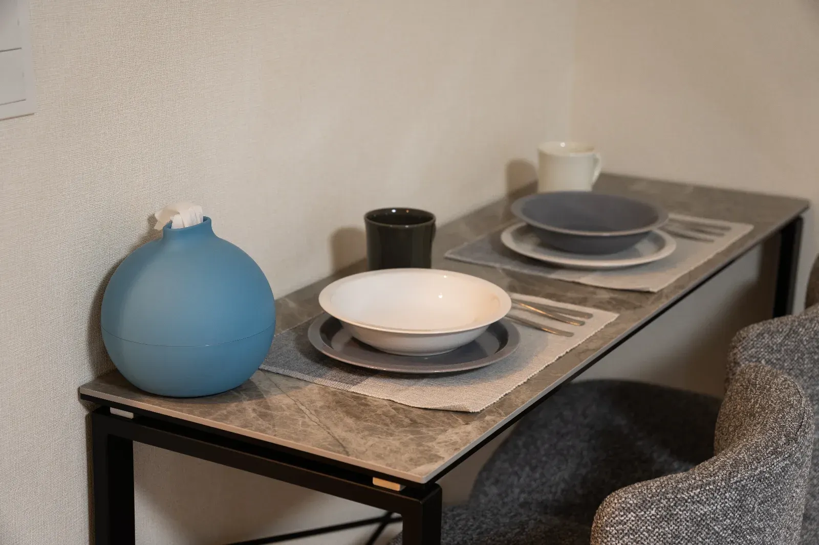 A furnished HIVEN room in Tokyo with a workspace for a 29-night or longer stay