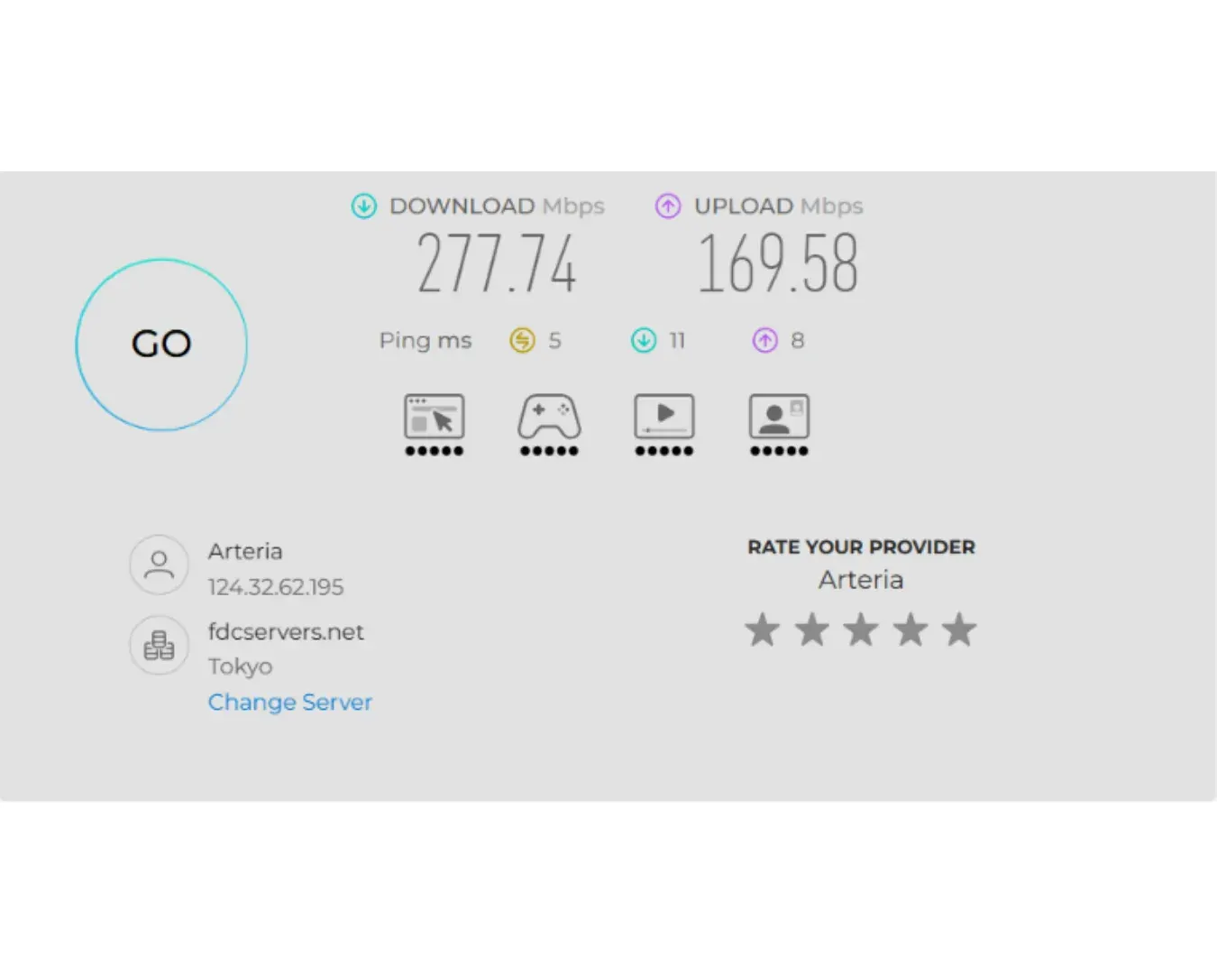 https://www.speedtest.net/result/19494757921