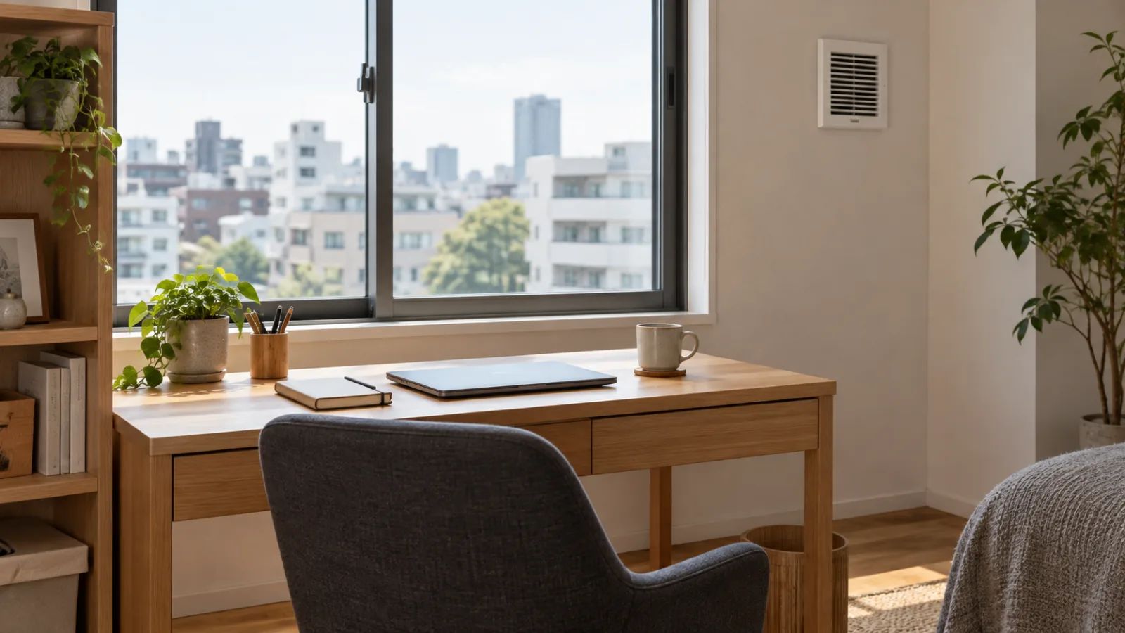 A person wiping dust from a clear desk with a suitable cloth.