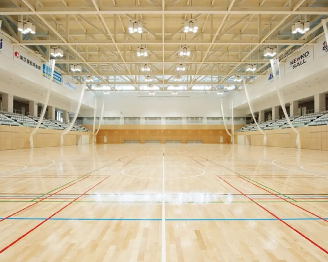 Higashin Arena inside Kinshi Park as a local exercise option in Kinshicho.