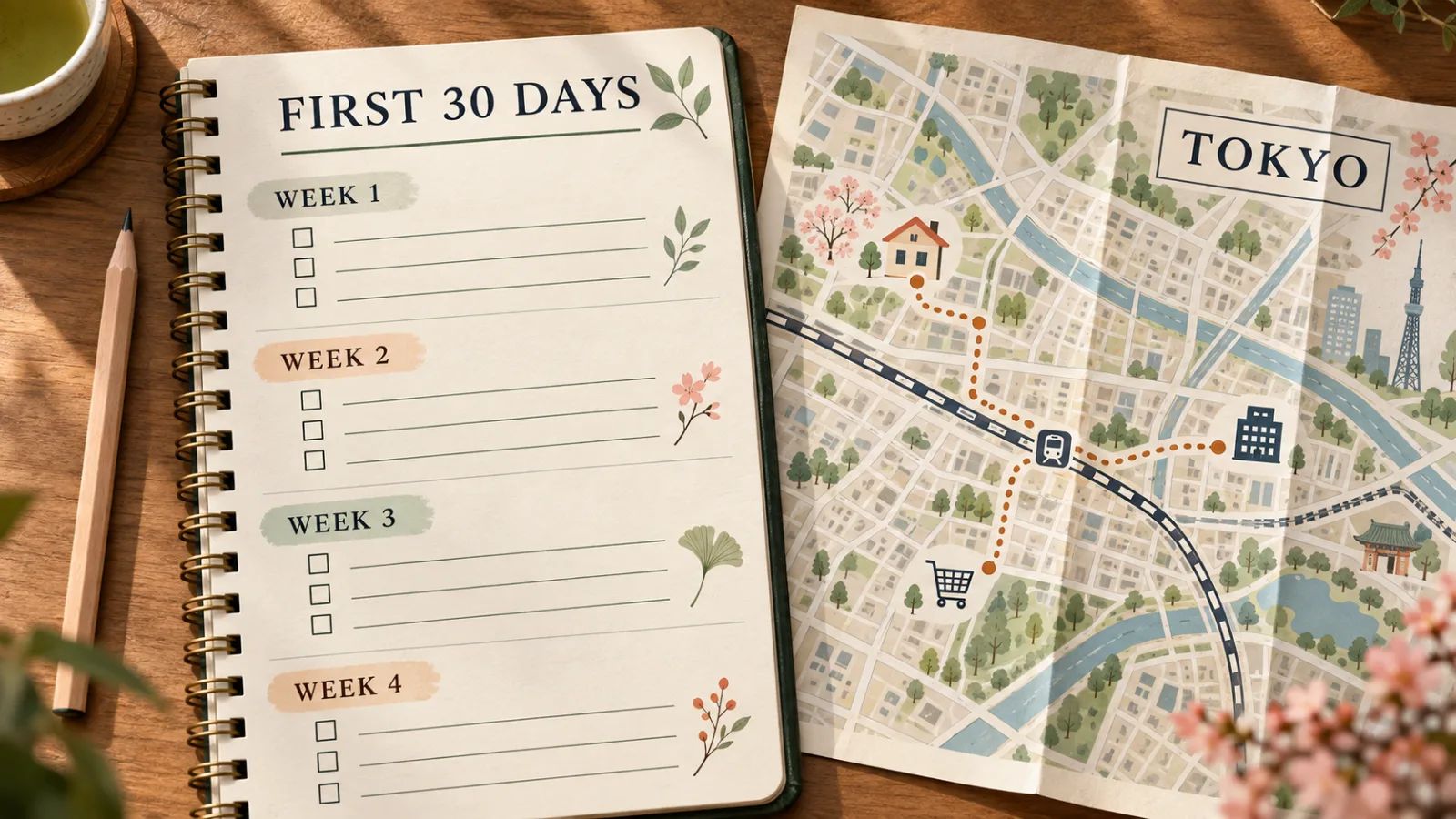 “First 30 days in Tokyo for an international new hire”.