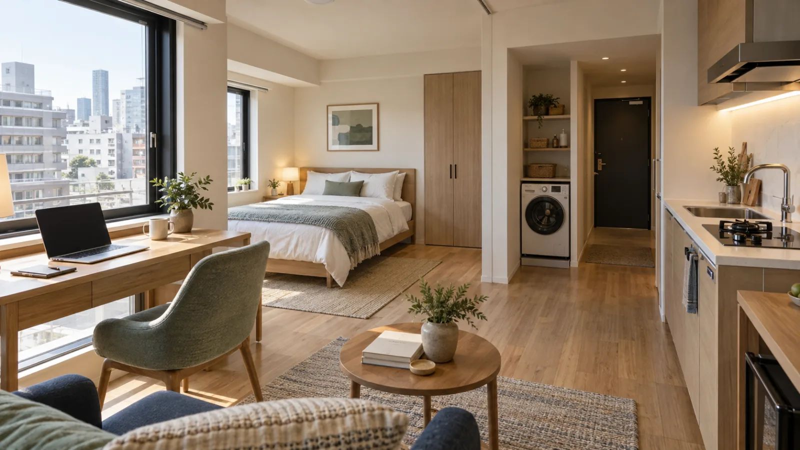 “Monthly residence for an expat long stay in Tokyo”.