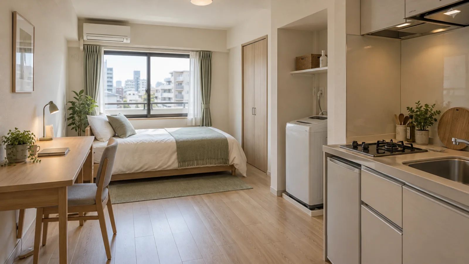 “일본 relocation용 move-in ready furnished apartment”.