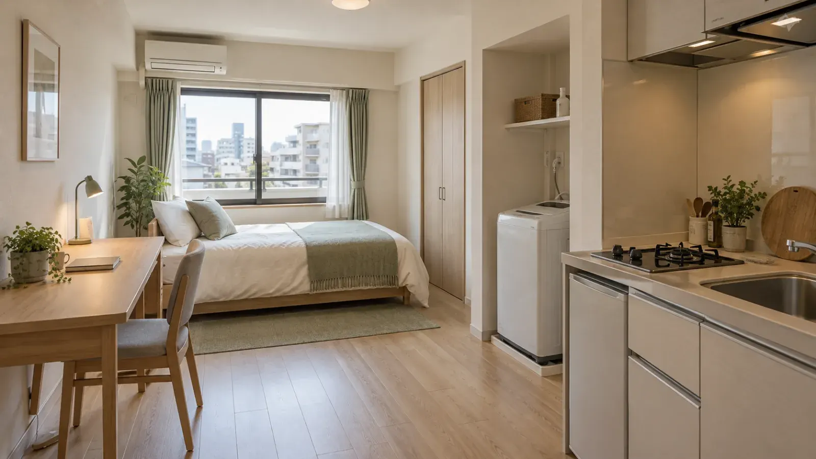 “일본 relocation용 move-in ready furnished apartment”.