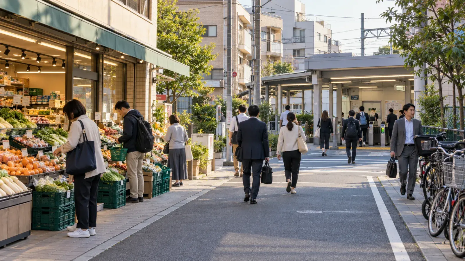 “First-week daily life after relocating to Tokyo”.