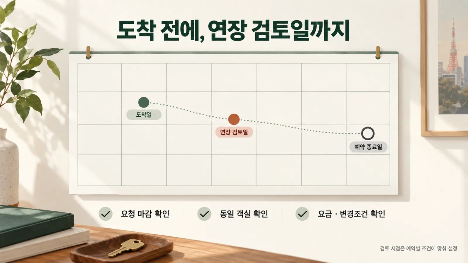 “도쿄 corporate housing 연장 계획”.